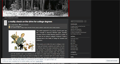 Desktop Screenshot of independentscholars.wordpress.com