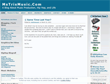 Tablet Screenshot of mstrismusic.wordpress.com