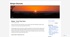 Desktop Screenshot of belajarotomatis.wordpress.com