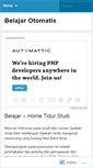 Mobile Screenshot of belajarotomatis.wordpress.com