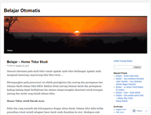 Tablet Screenshot of belajarotomatis.wordpress.com