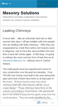 Mobile Screenshot of masonrysolutions.wordpress.com