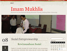 Tablet Screenshot of imammukhlis.wordpress.com