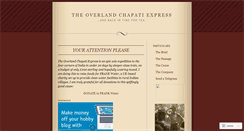 Desktop Screenshot of chapatiexpress.wordpress.com