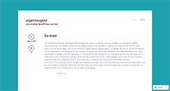 Desktop Screenshot of angelineugene.wordpress.com