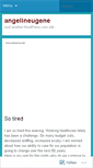 Mobile Screenshot of angelineugene.wordpress.com