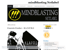 Tablet Screenshot of mindblasting.wordpress.com