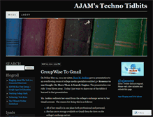 Tablet Screenshot of ajam00.wordpress.com