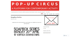 Desktop Screenshot of popupcircus.wordpress.com