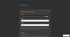 Desktop Screenshot of danielku20.wordpress.com