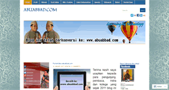 Desktop Screenshot of abuabbad.wordpress.com