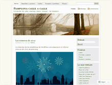 Tablet Screenshot of callesdepamplona.wordpress.com