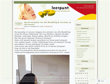 Tablet Screenshot of leerpunt.wordpress.com