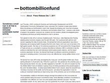 Tablet Screenshot of bottombillionfund.wordpress.com