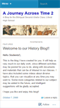 Mobile Screenshot of ajourneyacrosstime2.wordpress.com