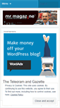 Mobile Screenshot of mrmagazinepress.wordpress.com