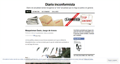 Desktop Screenshot of inconformista.wordpress.com
