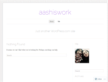 Tablet Screenshot of aashiswork.wordpress.com