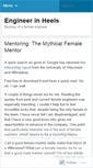 Mobile Screenshot of engineerinheels.wordpress.com