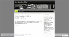 Desktop Screenshot of leenicholsonblog.wordpress.com