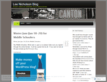 Tablet Screenshot of leenicholsonblog.wordpress.com