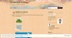 Desktop Screenshot of esmeralds.wordpress.com
