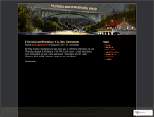 Tablet Screenshot of pantherhollowstringband.wordpress.com