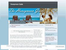 Tablet Screenshot of honeymoonguide.wordpress.com