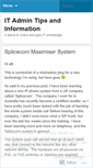 Mobile Screenshot of itadmintips.wordpress.com