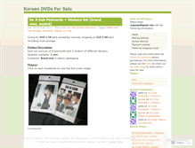 Tablet Screenshot of koreandvds.wordpress.com