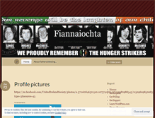 Tablet Screenshot of fiannaiochta.wordpress.com