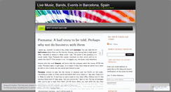 Desktop Screenshot of livebandsbarcelona.wordpress.com