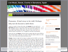 Tablet Screenshot of livebandsbarcelona.wordpress.com