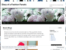 Tablet Screenshot of diaryofafashionfanatic.wordpress.com