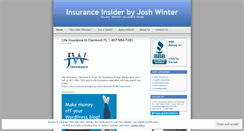 Desktop Screenshot of jwinsurancegroup.wordpress.com
