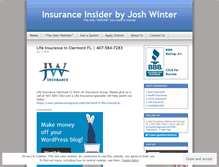 Tablet Screenshot of jwinsurancegroup.wordpress.com