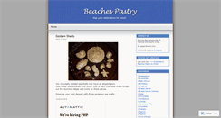 Desktop Screenshot of beachespastry.wordpress.com