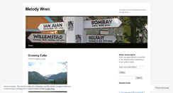 Desktop Screenshot of melodywren.wordpress.com