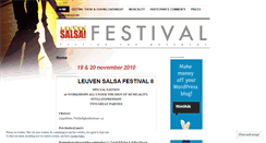 Desktop Screenshot of leuvensalsafestival.wordpress.com