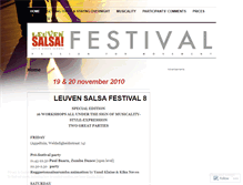 Tablet Screenshot of leuvensalsafestival.wordpress.com