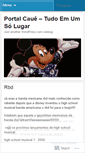 Mobile Screenshot of portalcaue.wordpress.com