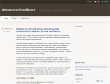 Tablet Screenshot of delusionsofexellence.wordpress.com