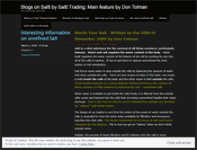 Tablet Screenshot of blogsonsaltt.wordpress.com