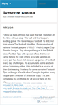 Mobile Screenshot of livescore432.wordpress.com