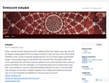 Tablet Screenshot of livescore432.wordpress.com
