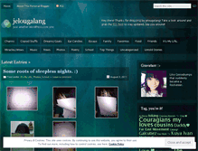 Tablet Screenshot of jelougalang.wordpress.com