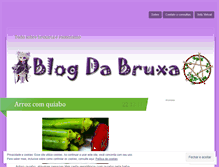 Tablet Screenshot of blogdabruxa.wordpress.com