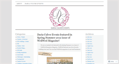 Desktop Screenshot of dariaculverevents.wordpress.com