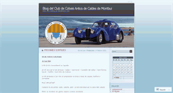 Desktop Screenshot of caldesoldcars.wordpress.com