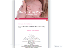 Tablet Screenshot of mothersdaypoems.wordpress.com